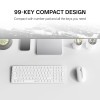 Rapoo Keyboard Mouse Combo 9350S Multi-Device W/L/BT White