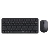 Rapoo Wireless & Bluetooth Keyboard & Mouse Combo 9010M Multi-Device Support, Adjustable DPI, Black