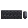 Rapoo Wireless & Bluetooth Keyboard & Mouse Combo 9010M Multi-Device Support, Adjustable DPI, Black