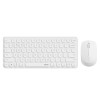 Rapoo Wireless & Bluetooth Keyboard & Mouse Combo 9010M Multi-Device Support, Adjustable DPI, White