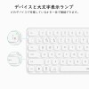 Rapoo Wireless & Bluetooth Keyboard & Mouse Combo 9010M Multi-Device Support, Adjustable DPI, White
