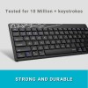 Rapoo Wireless Keyboard & Mouse Combo 8000M Bluetooth 3.0/4.0 Spill-Resistant Black