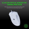 Razer Gaming Mouse RZ01-03850200-R3M1 6400 DPI Ergonomic Wired Essential White