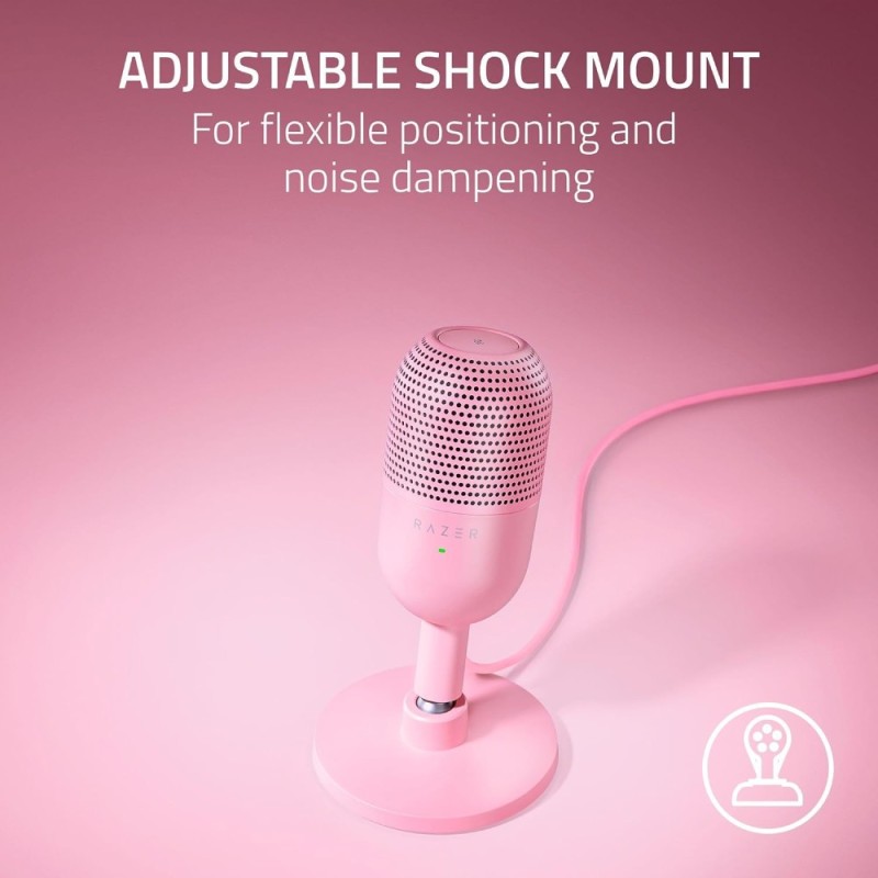 Razer USB Microphone RZ19-05050200-R3M1 Condenser Supercardioid Quartz