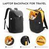 Red Lemon Laptop Backpack Captain 15.6 Inch Water-Resistant Black 2.0