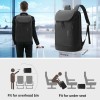 Red Lemon Laptop Backpack Captain 15.6 Inch Water-Resistant Black 2.0