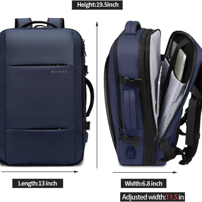 Red Lemon Laptop Backpack Titan Ultrafit Plus 15.6-Inch Blue
