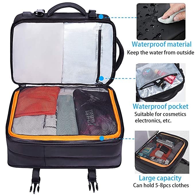 Red Lemon Titan Ultrafit Plus 15.6-inch Laptop Backpack Black