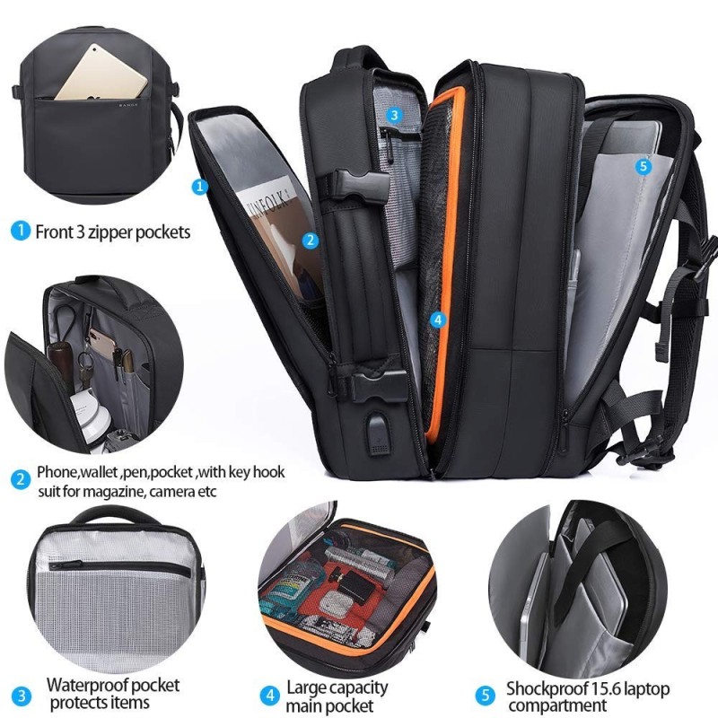 Red Lemon Titan Ultrafit Plus 15.6-inch Laptop Backpack Black