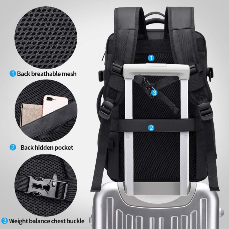 Red Lemon Titan Ultrafit Plus 15.6-inch Laptop Backpack Black