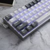 Redragon K617 Fizz Wired RGB Gaming Keyboard 61 Keys White and Grey