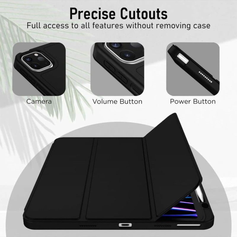 Robustrion Case for iPad Pro 11 inch SKU-iPadPro11-TripencilRight Black