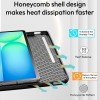 Robustrion Cover Case for Samsung Galaxy Tab S10 FE Plus with Pencil Holder, Auto Sleep Wake, Black