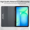 Robustrion Cover Case for Samsung Galaxy Tab S10 FE Plus with Pencil Holder, Auto Sleep Wake, Black