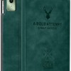 Robustrion Cover for Moto Pad 60 Neo 11 Inch Soft Flip Dark Green