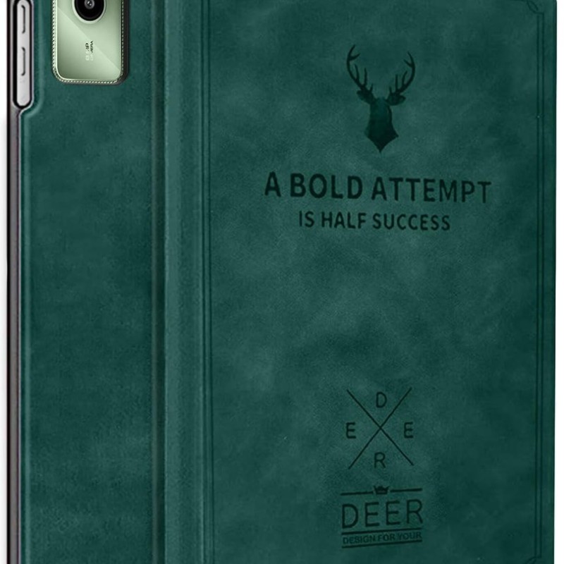Robustrion Cover for Moto Pad 60 Neo 11 Inch Soft Flip Dark Green