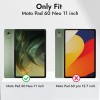 Robustrion Cover for Moto Pad 60 Neo 11 Inch Soft Flip Dark Green