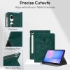 Robustrion Cover for Samsung Galaxy Tab S10 Lite/S9 FE/S10 FE Dark Green