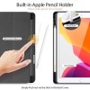 Robustrion Flip Cover iPad 10.2 Cover Flexible Case Black