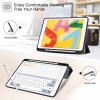 Robustrion Flip Cover iPad 10.2 Cover Flexible Case Black
