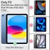 Robustrion iPad Cover SKU-iPad10thGen-TripencilRight Soft Black