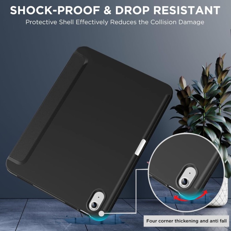 Robustrion iPad Cover SKU-iPad10thGen-TripencilRight Soft Black