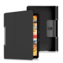 Robustrion Smart Flip Case Cover SKU-YogaTab-Trifold-IY-Black for Lenovo Yoga Smart Tab 10.1 - Black
