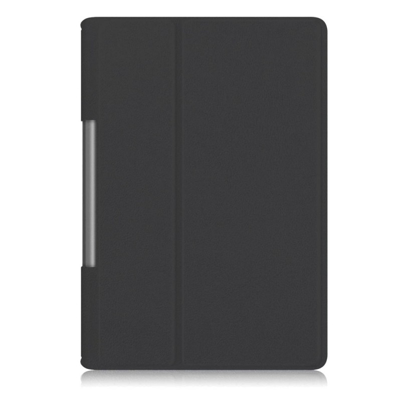 Robustrion Smart Flip Case Cover SKU-YogaTab-Trifold-IY-Black for Lenovo Yoga Smart Tab 10.1 - Black