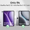 Robustrion Tempered Glass Screen Protector for OnePlus Pad Go 2 / Pad 2 12.1 inch, 9H Hardness, Transparent