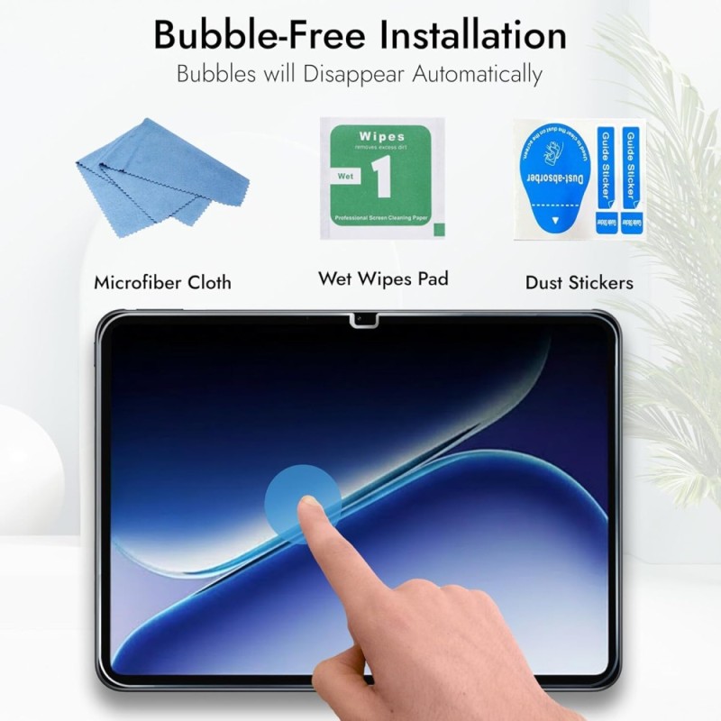 Robustrion Tempered Glass Screen Protector for OnePlus Pad Go 2 / Pad 2 12.1 inch, 9H Hardness, Transparent