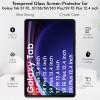 Robustrion Tempered Glass Screen Protector for Samsung Tab S7/S8/S9 12.4 Inch, 9H Hardness, Transparent