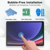 Robustrion Tempered Glass Screen Protector for Samsung Tab S7/S8/S9 12.4 Inch, 9H Hardness, Transparent