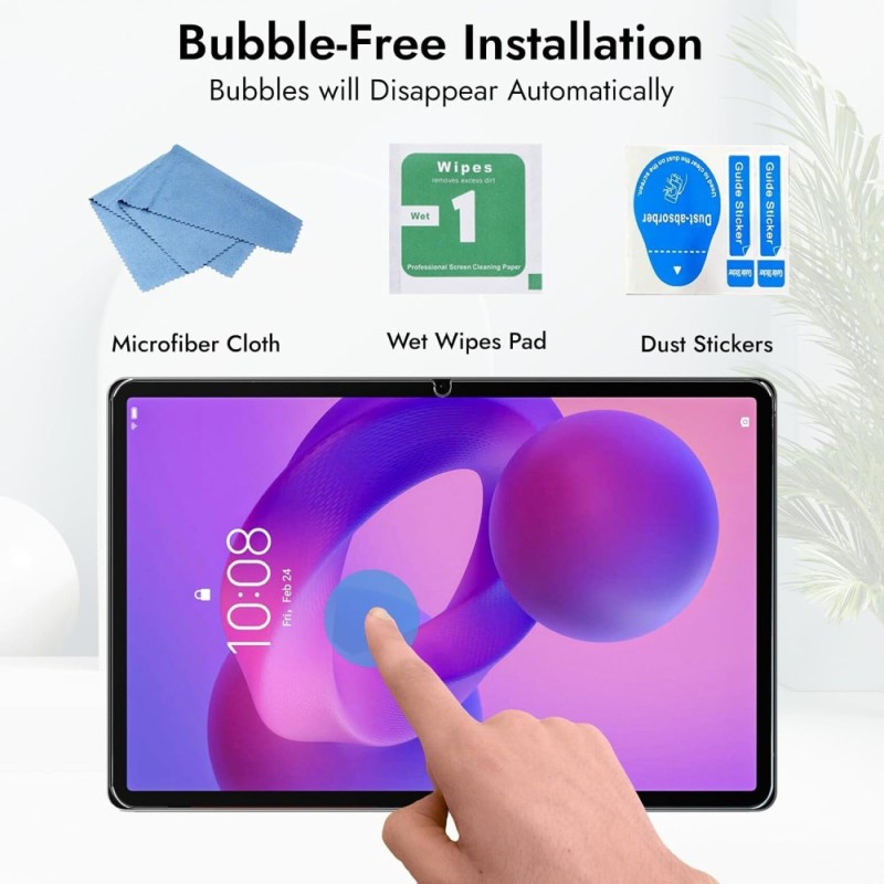 Robustrion Tempered Glass Screen Protector SKU-LenovoIdeaTab-11-TG-1Pack 9H Hardness Transparent