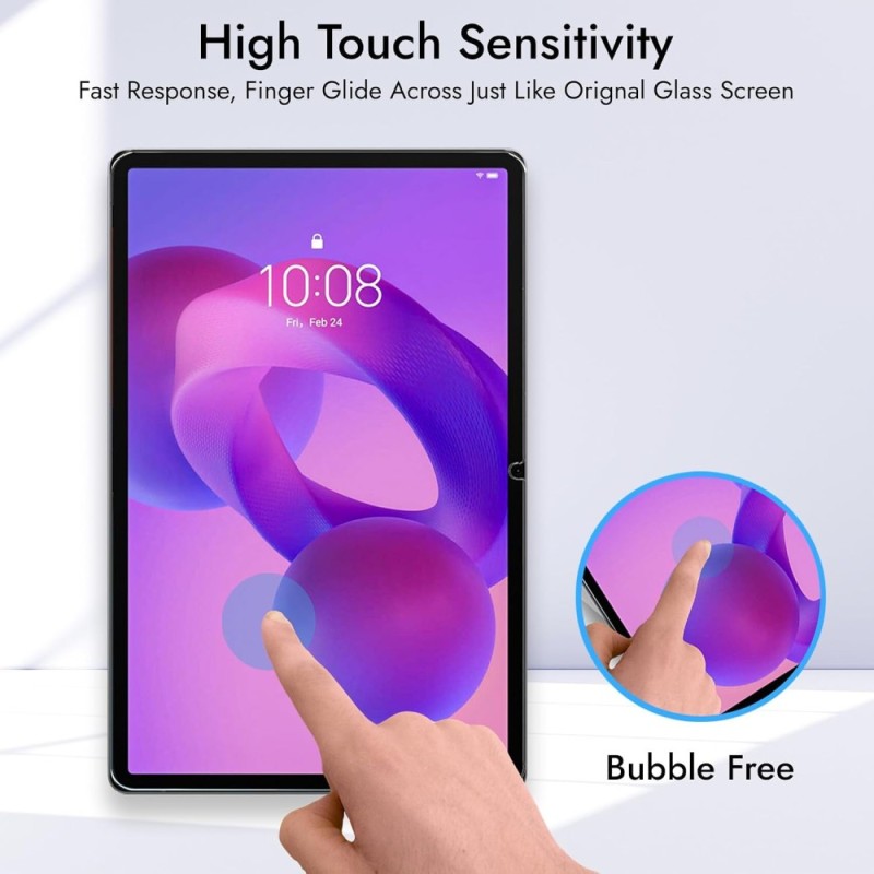 Robustrion Tempered Glass Screen Protector SKU-LenovoIdeaTab-11-TG-1Pack 9H Hardness Transparent