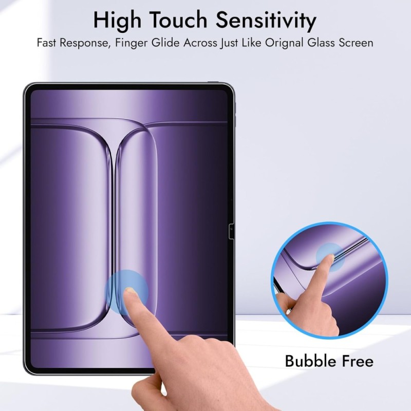 Robustrion Tempered Glass Screen Protector SKU-OnePlusPad3-13.2-TG-2Pack 9H Hardness Anti-Fingerprint Transparent