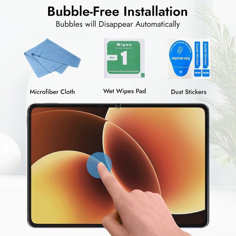 Robustrion Tempered Glass Screen Protector SKU-XiaomiPad7-11.2-TG-1Pack 9H Hardness Transparent