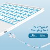 RTSY Keyboard Case for iPad A16 & 10th Gen Multi Touchpad Blue
