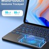 RTSY Keyboard Case for iPad Air 11 & 5th/4th Gen, Trackpad, Backlit, Black