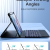 RTSY Keyboard Case for iPad Air 11 & 5th/4th Gen, Trackpad, Backlit, Black