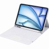 RTSY Keyboard Case for iPad Air 11 & 5th/4th Gen with Trackpad & Backlit, Grey/White