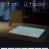 RTSY Keyboard Case for iPad Air 11 & 5th/4th Gen with Trackpad & Backlit, Grey/White