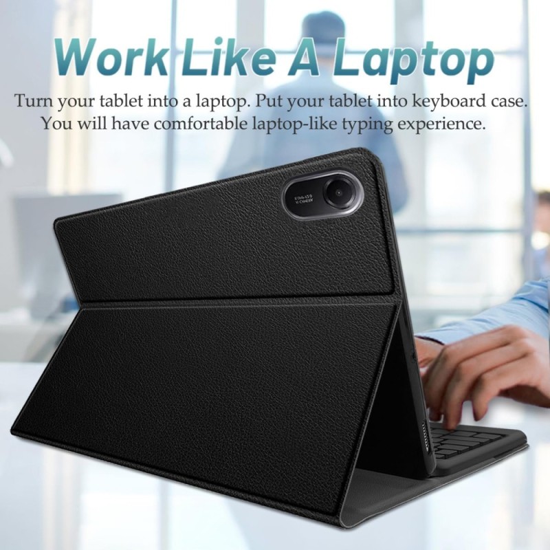 RTSY Keyboard Case for Redmi Pad 2 with Multi-Touch Trackpad & 7-Colors Backlit, Compatible for 11 Inch