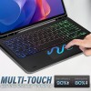 RTSY Keyboard Case for Redmi Pad 2 with Multi-Touch Trackpad & 7-Colors Backlit, Compatible for 11 Inch