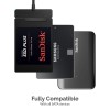 SABRENT USB 3.0 to SSD/HDD Adapter EC-SSHD, 5Gbps, Black