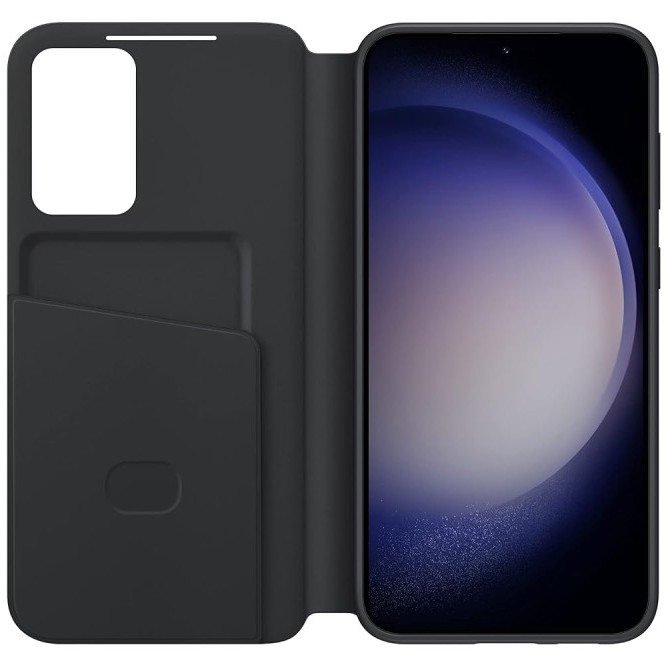 Samsung Galaxy S23+ Smart Clear View Wallet Cover EF-ZS916CBEGIN Black