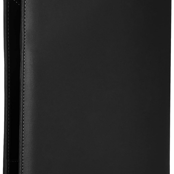Solimo Business Clipboard Folder AB-COICT2142 Faux Leather A4 Jet Black