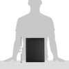 Solimo Business Clipboard Folder AB-COICT2142 Faux Leather A4 Jet Black