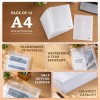 Solimo Button Bags FL-FF-01 Reusable A4 Document Storage White