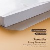 Solimo Button Bags FL-FF-01 Reusable A4 Document Storage White