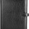 Solimo Document Organizer COI2184 Leather 10 Pockets Black